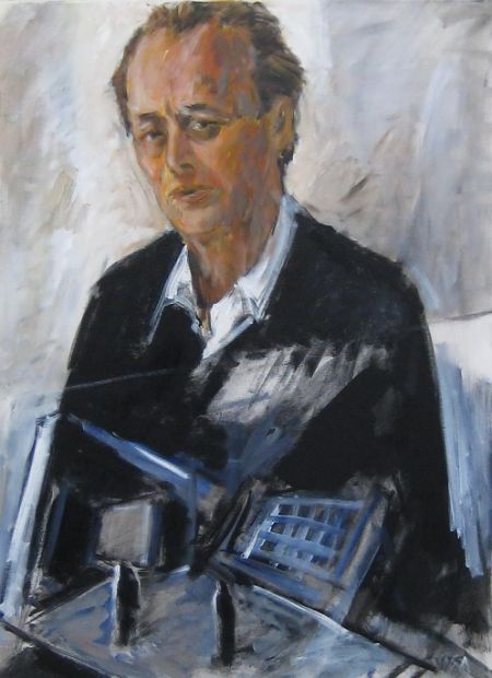 DIDIER VON ORLOWSKY, Regisseur, Acryl auf Baumwolle, 80 x 60 cm